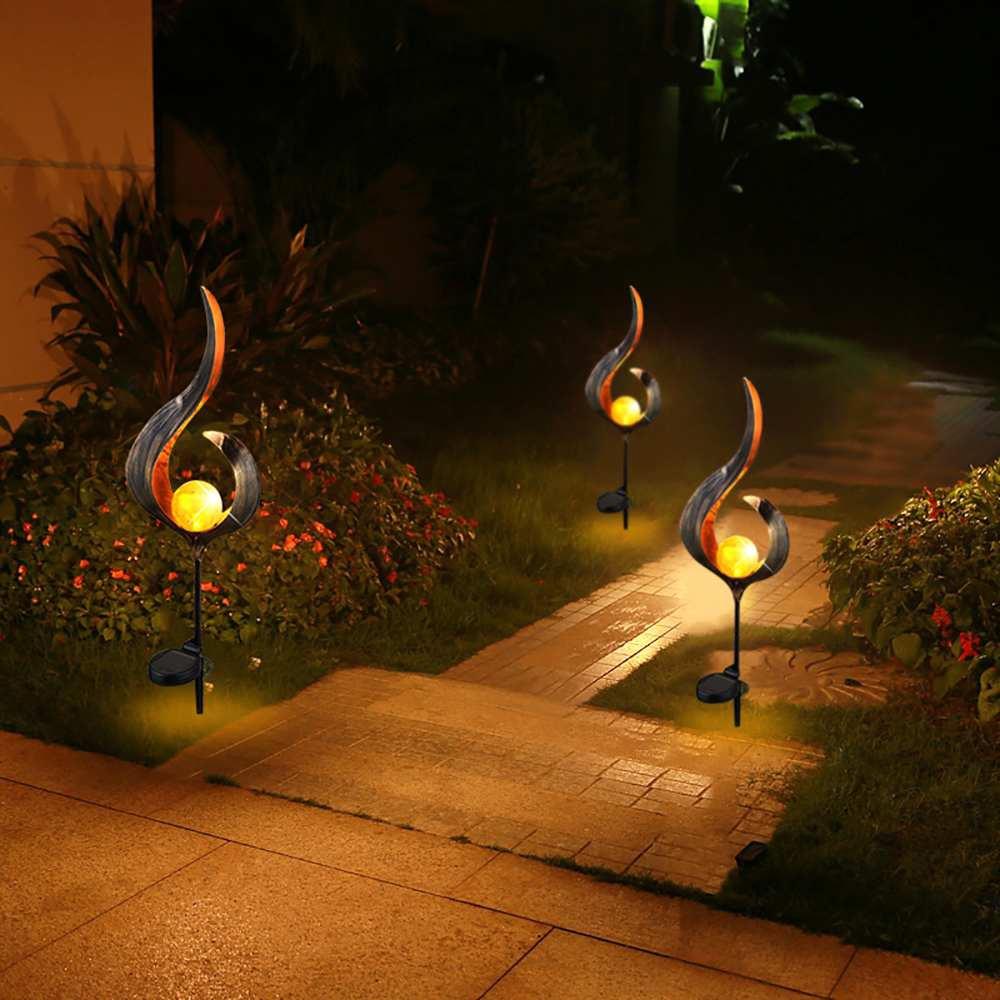 LED Artificial Flame Garden Light - Nordic Side - 