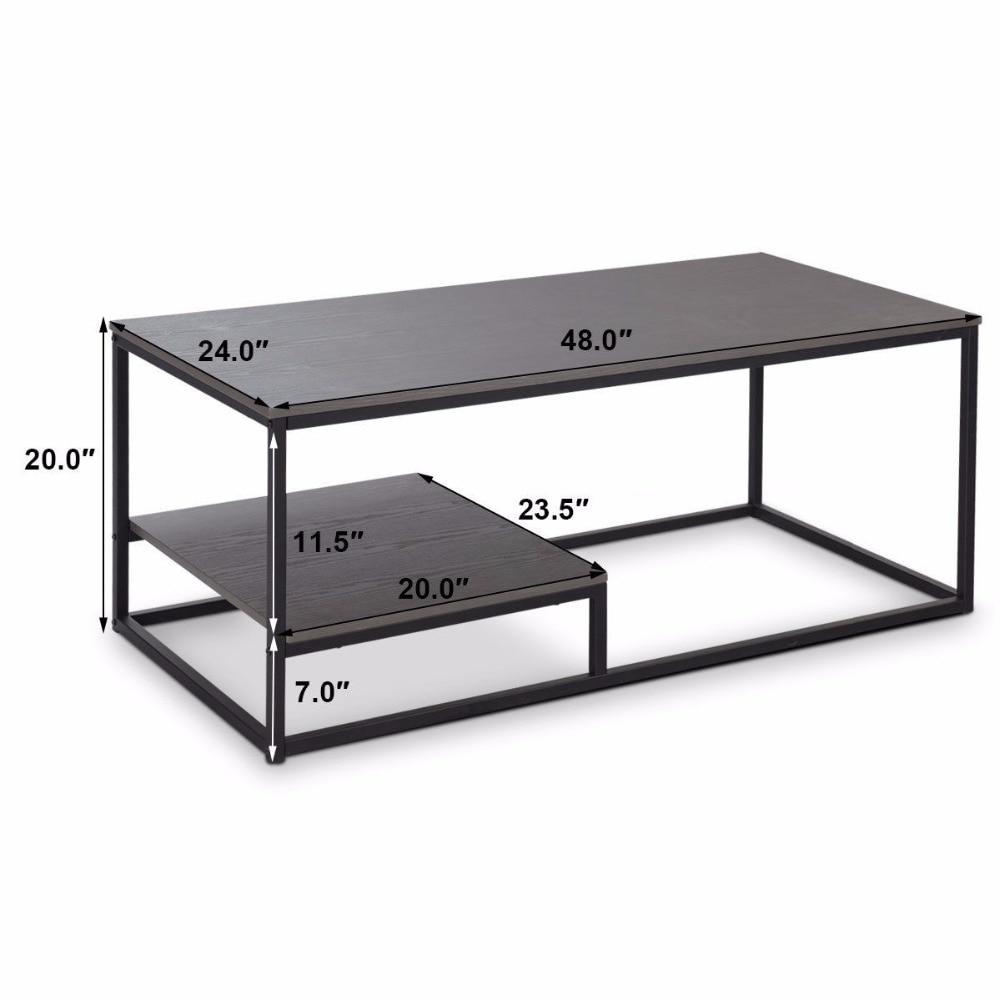 Cullen - Modern Nordic Living Room Coffee Table with Shelf - Nordic Side - 01-29, modern-furniture, modern-pieces