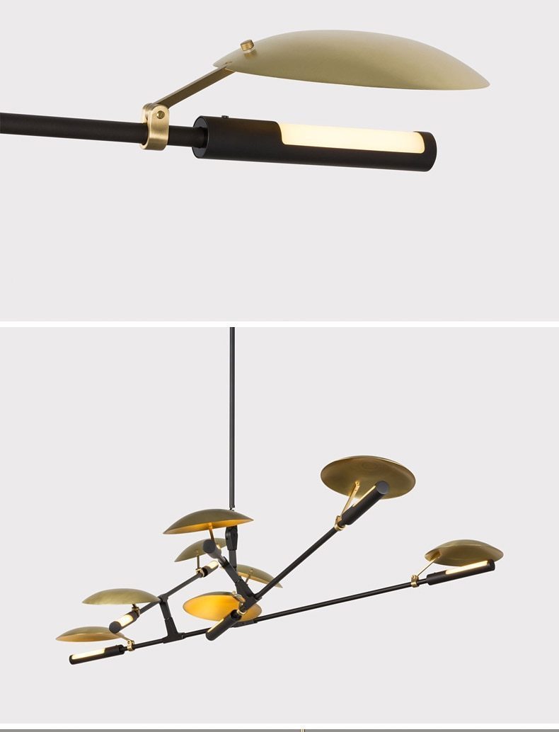 Modern Abstract Line Chandelier - Nordic Side - 