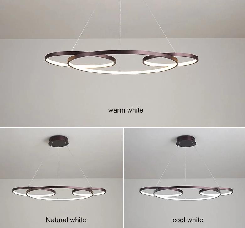 Tripple Circle Chandelier - Nordic Side - 