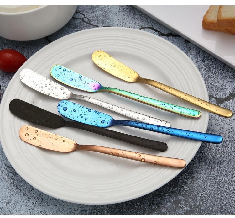 Modern Metal Butter Knife - Nordic Side - 