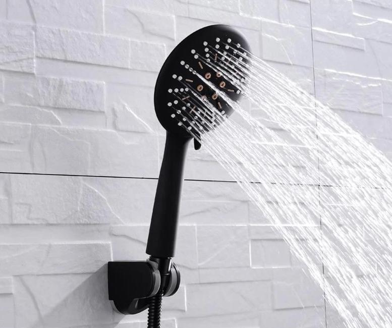 Jacqueline - Matte Black Modern Shower - Nordic Side - 01-24, bathroom-collection