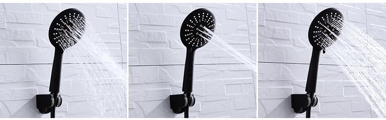 Jacqueline - Matte Black Modern Shower - Nordic Side - 01-24, bathroom-collection