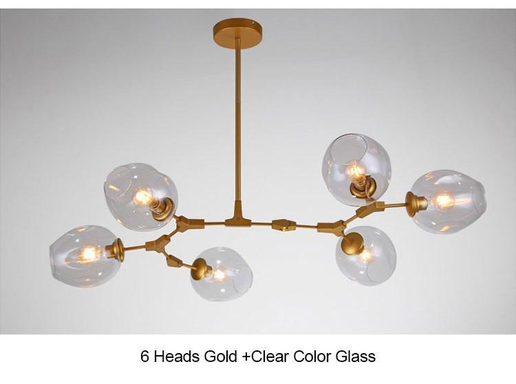 Golden Branch Chandelier - Nordic Side - 