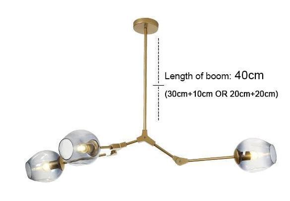 Golden Branch Chandelier - Nordic Side - 