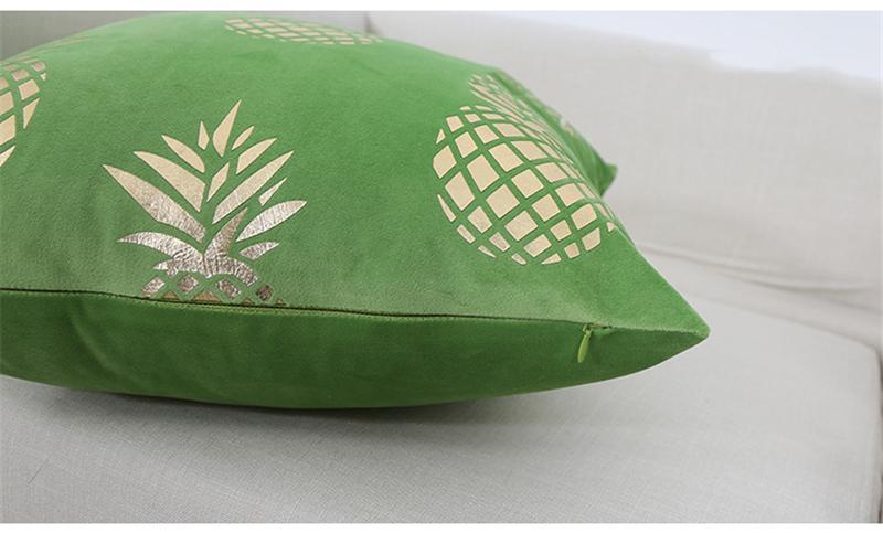 Gold Pineapple Cushion Covers - Nordic Side - 