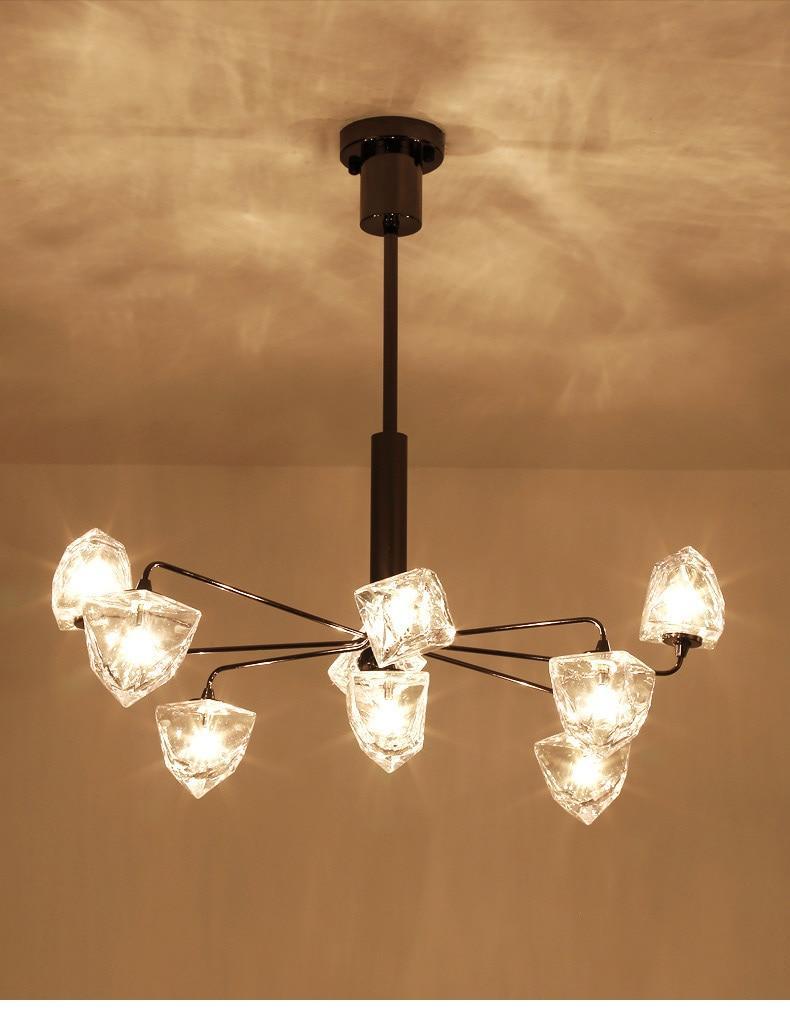 Clear Rock Chandelier - Nordic Side - 