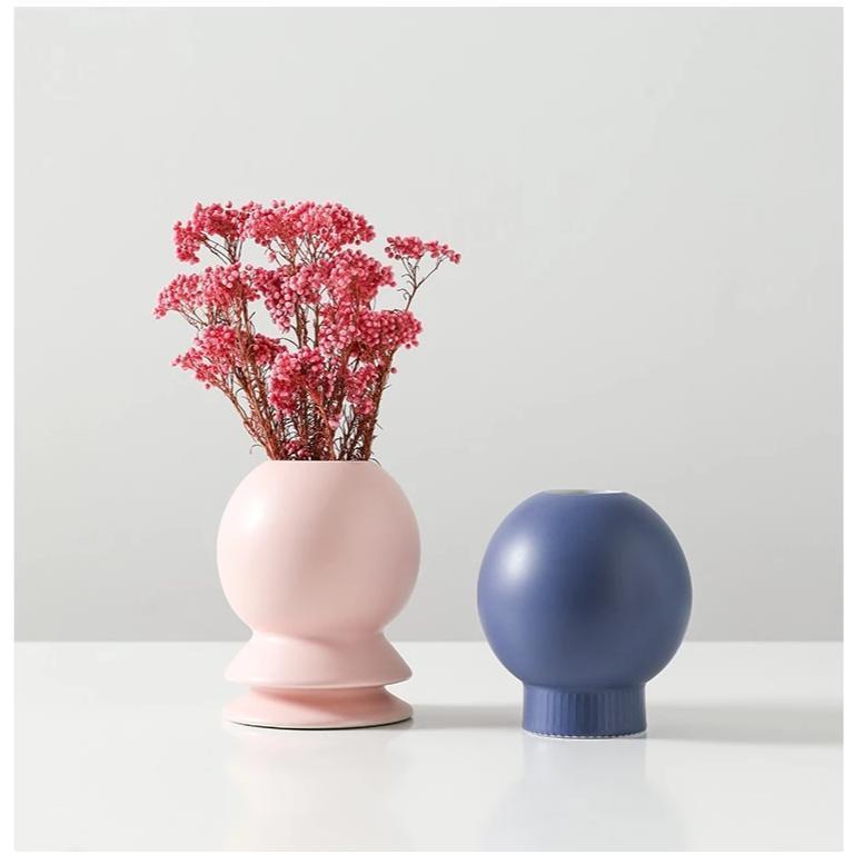 Colorful Ceramic Nordic Vases - Nordic Side - 