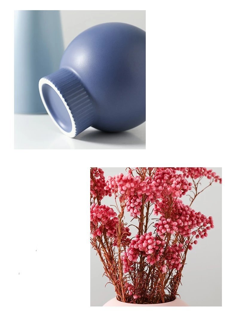 Colorful Ceramic Nordic Vases - Nordic Side - 