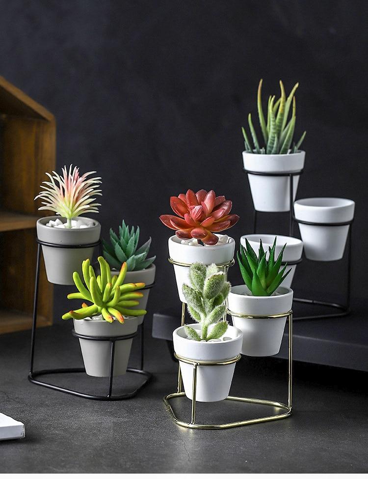 Temprince - 3 Level Planter & Stand - Nordic Side - 09-28, feed-cl1-planters, modern-pieces, modern-planter-collection