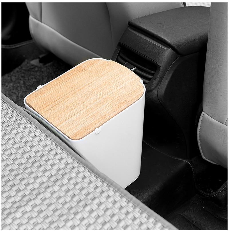 Modern Wooden Office Trash Can - Nordic Side - 09-27, modern-pieces