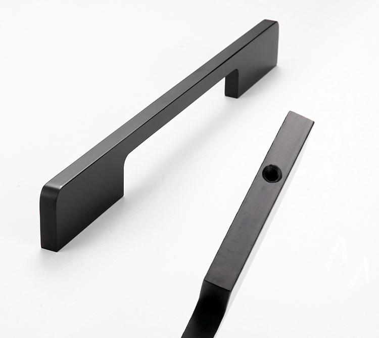 Beatrice - Solid Black Cabinet & Door Handle - Nordic Side - 10-29, modern-pieces