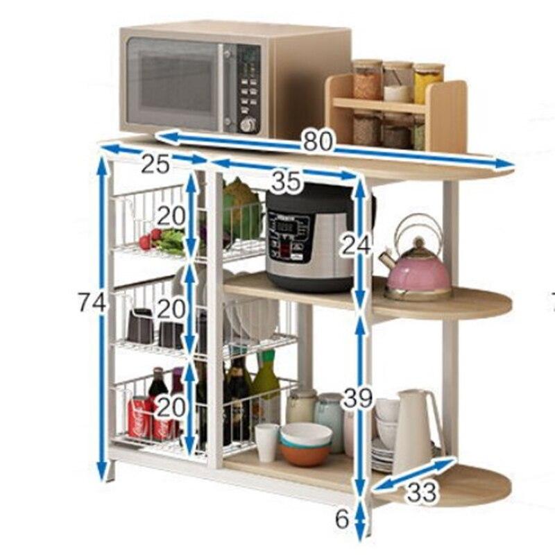 Kolton - Versatile Multilayered Storage Kitchen Shelf - Nordic Side - 01-28, modern-farmhouse