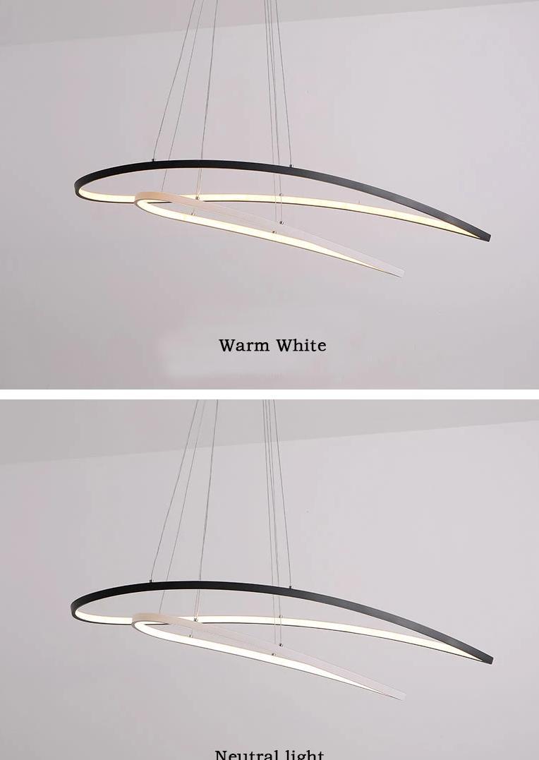 Drawn Circle Line Chandelier - Nordic Side - 