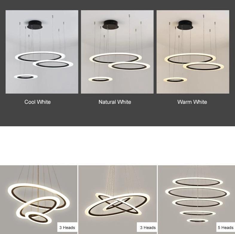 Pendant Light with Circles - Nordic Side - 