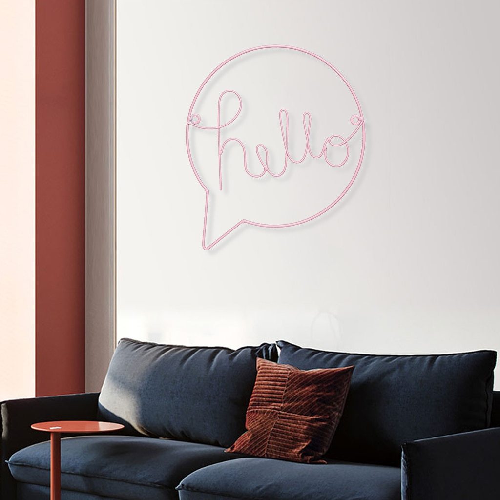 Hello - Modern Nordic Wall Decoration - Nordic Side - 