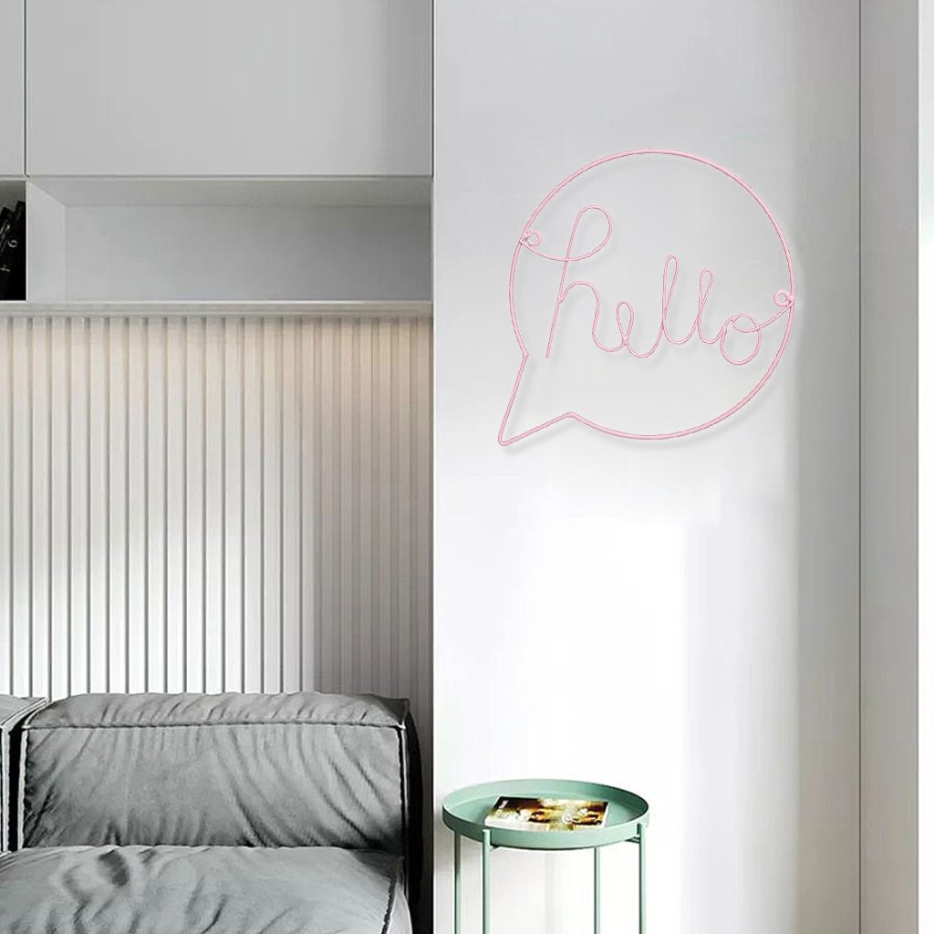 Hello - Modern Nordic Wall Decoration - Nordic Side - 