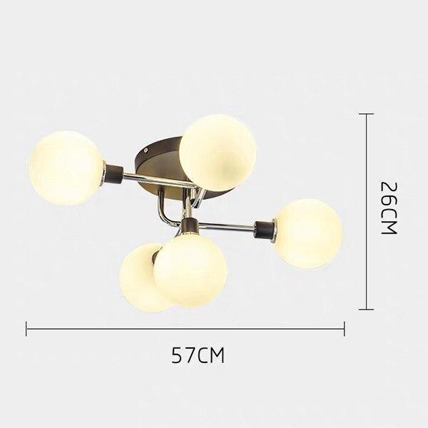 Postmodern Glass Ball Ceiling Light - Nordic Side - 