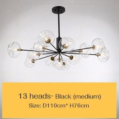 Nordic Natural Glass Chandelier - Nordic Side - 