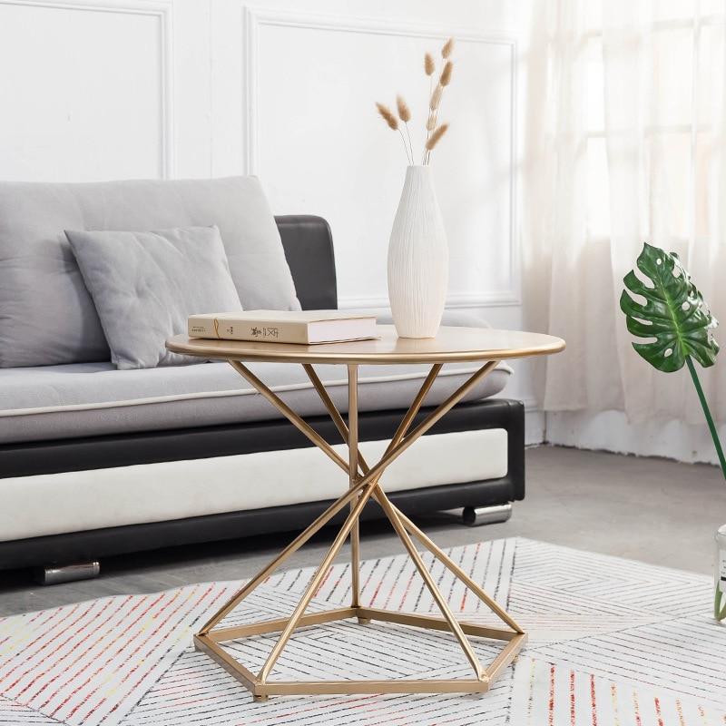 Vera - Modern Nordic Wrought Iron Coffee Table - Nordic Side - 01-28, modern-farmhouse, modern-furniture