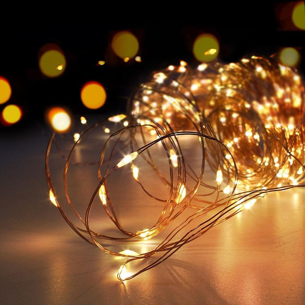 Strung - LED Fairy Light String with Photo Clips - Nordic Side - modern-pieces