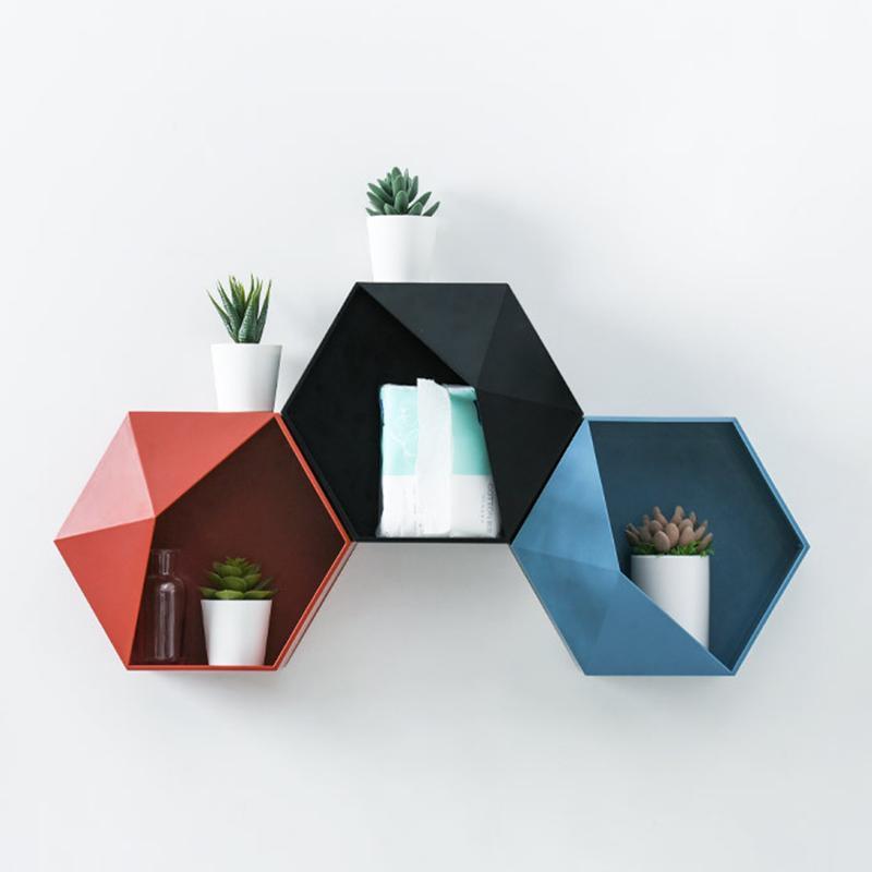 Nordic Hexagon Wall Storage - Nordic Side - 