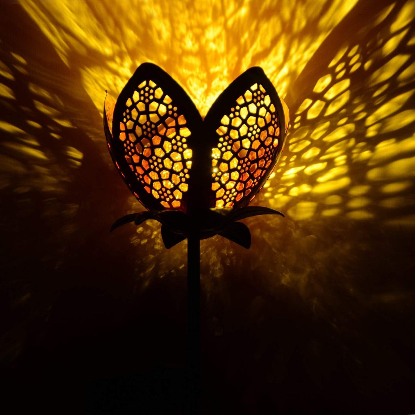 Solar Powered Flower Stake Garden Light - Nordic Side - 04-25, modern-lighting, modern-pieces