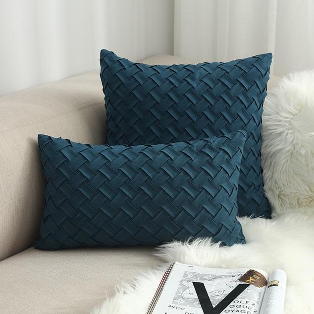 Nouvel - Hand Woven Nordic Style Pillow Case - Nordic Side - 02-12, modern-pieces