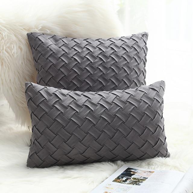 Nouvel - Hand Woven Nordic Style Pillow Case - Nordic Side - 02-12, modern-pieces