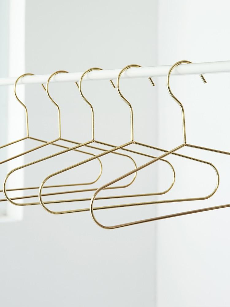 5pcs Gold Iron Hangers - Nordic Side - 