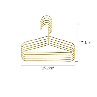 5pcs Gold Iron Hangers - Nordic Side - 