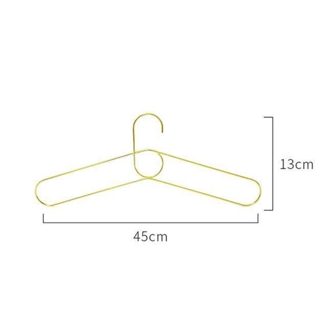 3PCS Gold Coat Hangers - Nordic Side - 