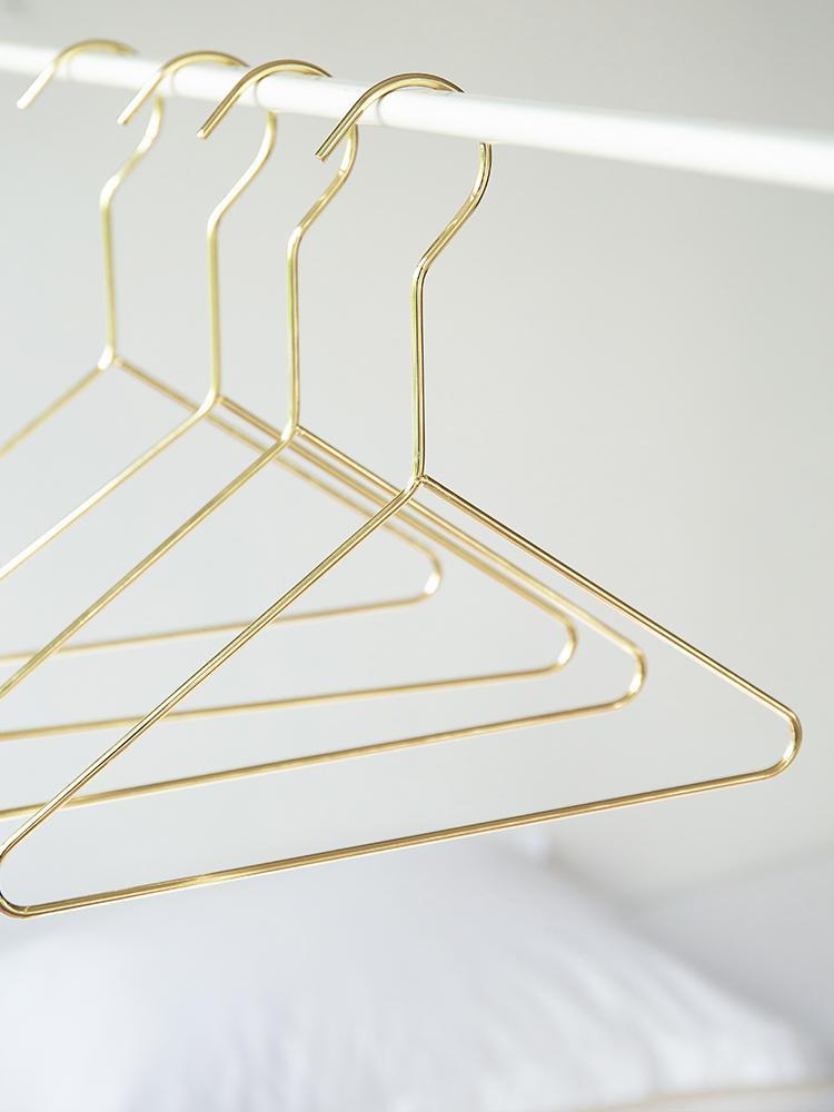 Gold Iron Mini Coat Hanger - Nordic Side - 