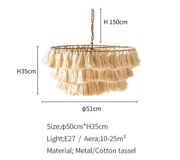 Tassel Bohemian Chandelier - Nordic Side - 