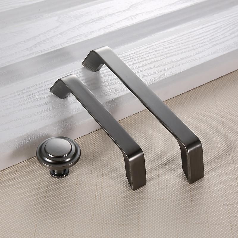 Decker - Contemporaneous Matte Finish Kitchen Cabinet Handle - Nordic Side - 02-12, modern-pieces