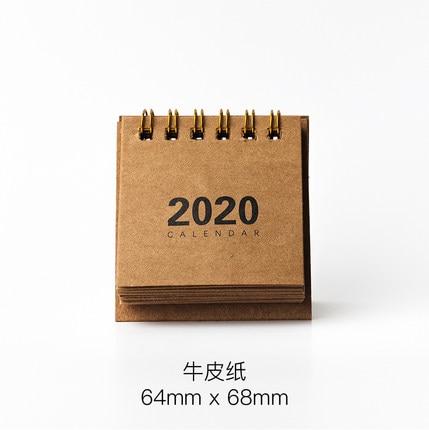 Desktop 2020 Desk Calendar - Modern Style