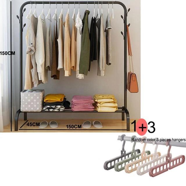 Ciara - Floor Standing Clothes Rack with Shelf - Nordic Side - 11-26, furniture