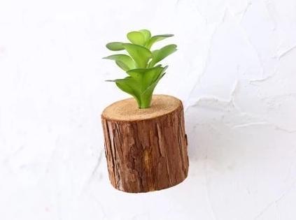 Woody - 3D Imitation Trunk Wall Planter - Nordic Side - 11-18, feed-cl1-planters, modern-farmhouse, modern-planter-collection