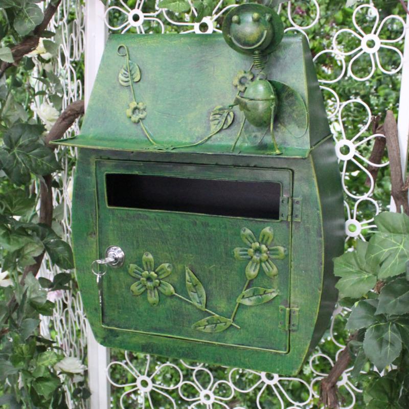 Chandler - Iron Retro Mailbox - Nordic Side - 11-28, modern-farmhouse