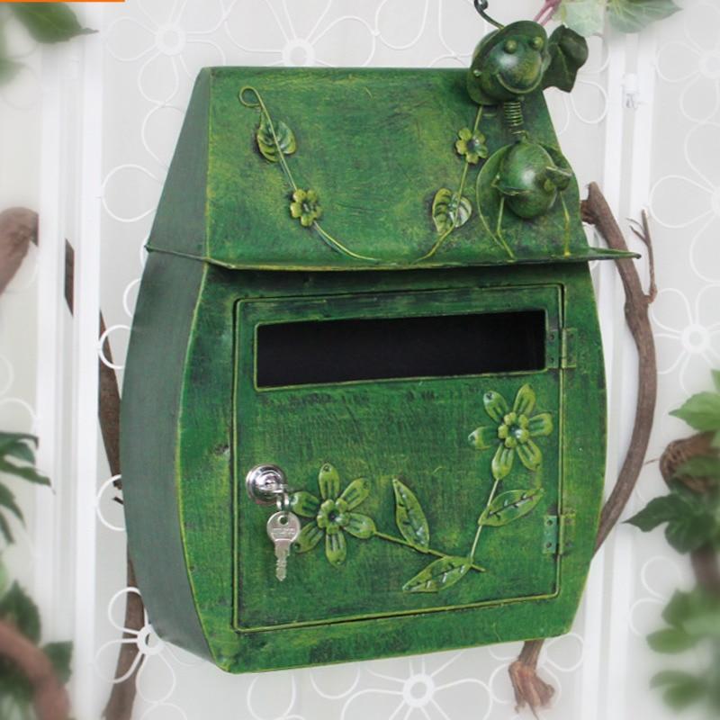 Chandler - Iron Retro Mailbox - Nordic Side - 11-28, modern-farmhouse