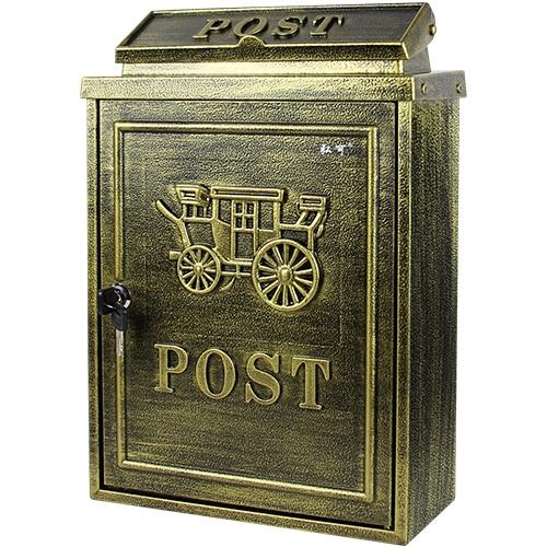 Blaise Retro Lockable Mailbox