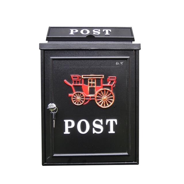 Blaise Retro Lockable Mailbox