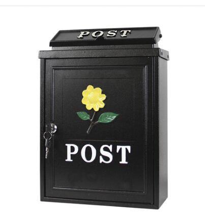 Blaise Retro Lockable Mailbox