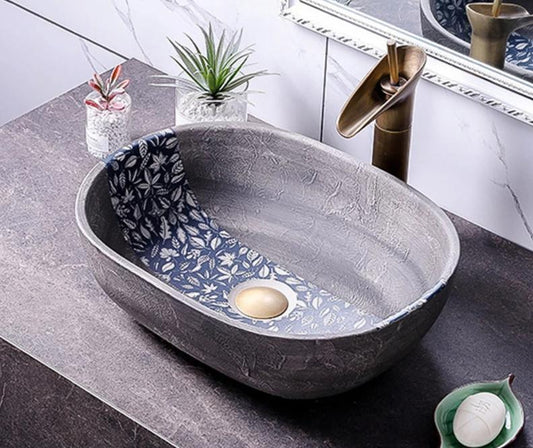 Laila Vintage Cement Wash Basin