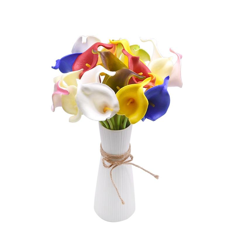 Artificial Realistic Arum-Lily Bouquet - 10 Stems