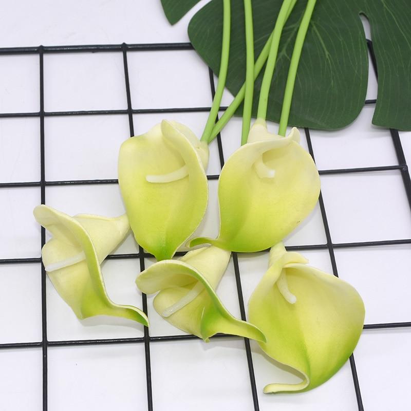 Artificial Realistic Arum-Lily Bouquet - 10 Stems