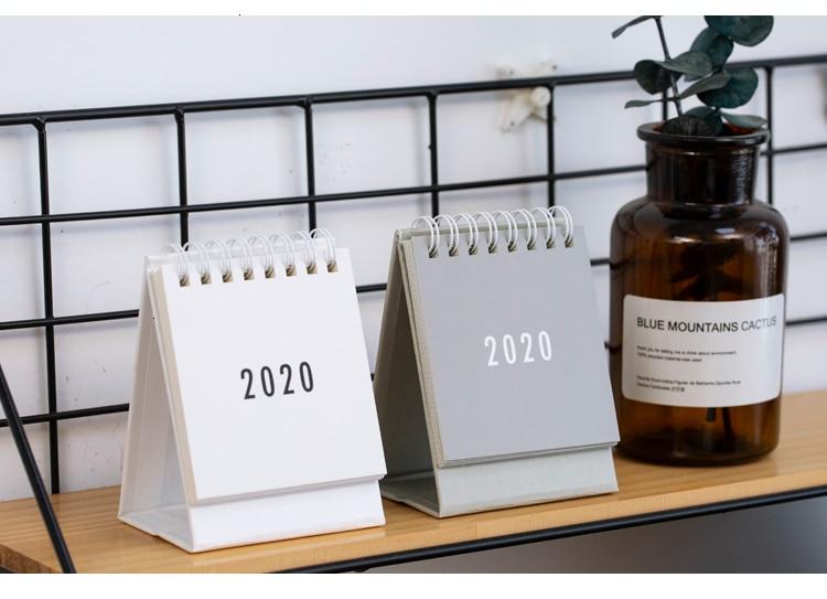 Desktop 2020 Desk Calendar - Modern Style