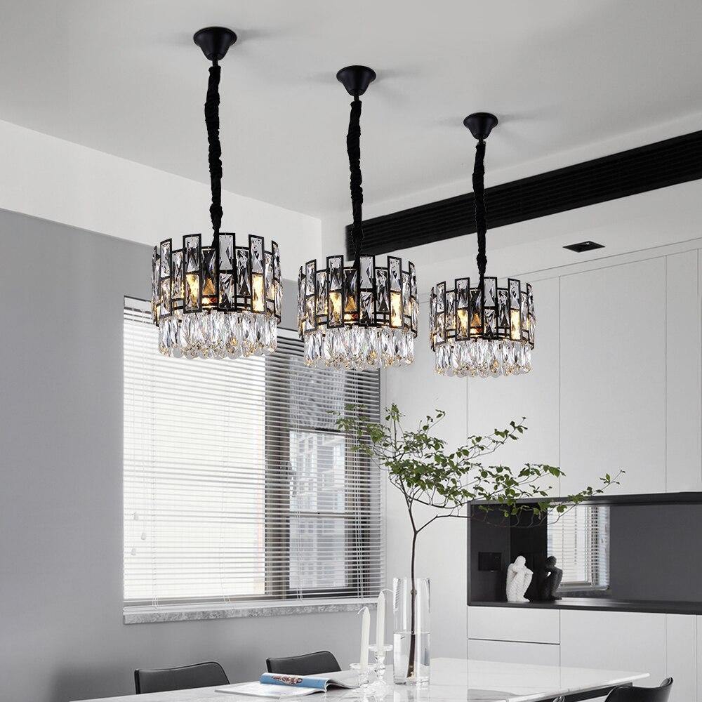 Mimis' Pendant - Nordic Side - black, chandelier, crystal, pendant