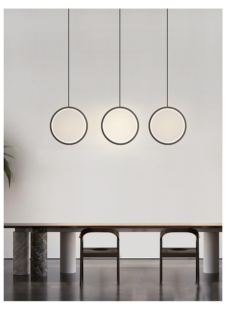 Kavita - Circular LED Hanging Light - Nordic Side - 5-22, feed-cl1-lights-over-80-dollars