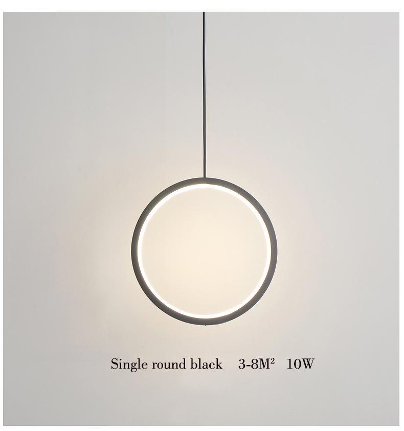 Kavita - Circular LED Hanging Light - Nordic Side - 5-22, feed-cl1-lights-over-80-dollars